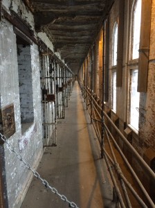 Part of he Ohio State Reformatory's cell block--the largest cell block in the US.
